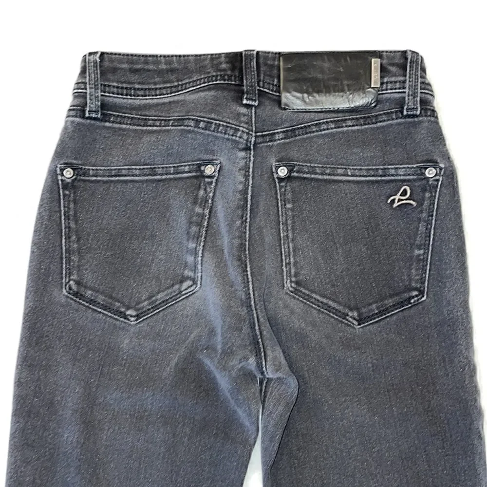 DL1961 360 Comfort Black Denim Fitted Skinny Jeans